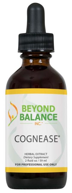Bottle of COGNEASE® drops from Beyond Balance®