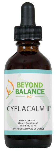 Bottle of CYFLACALM II™ drops from Beyond Balance®