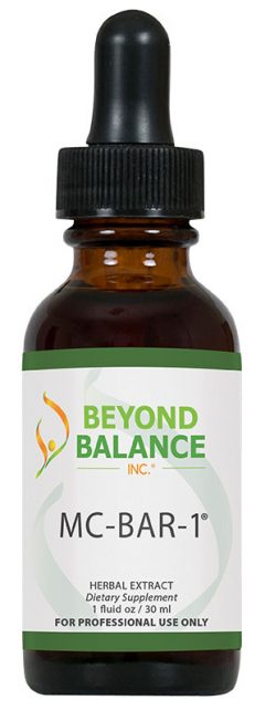 Bottle of MC-BAR-1® drops from Beyond Balance®
