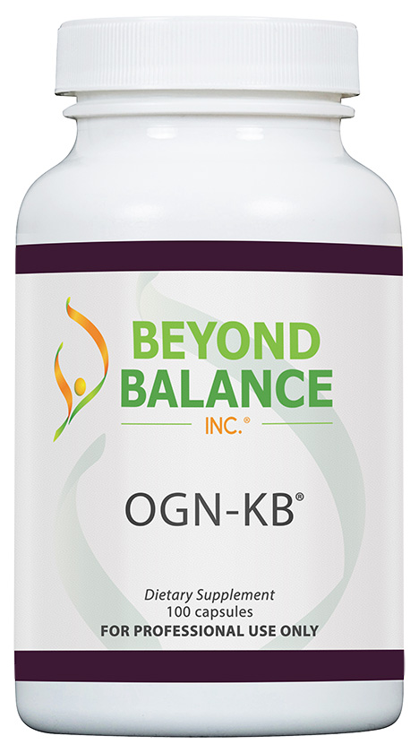 Bottle of OGN-KB® capsules from Beyond Balance®